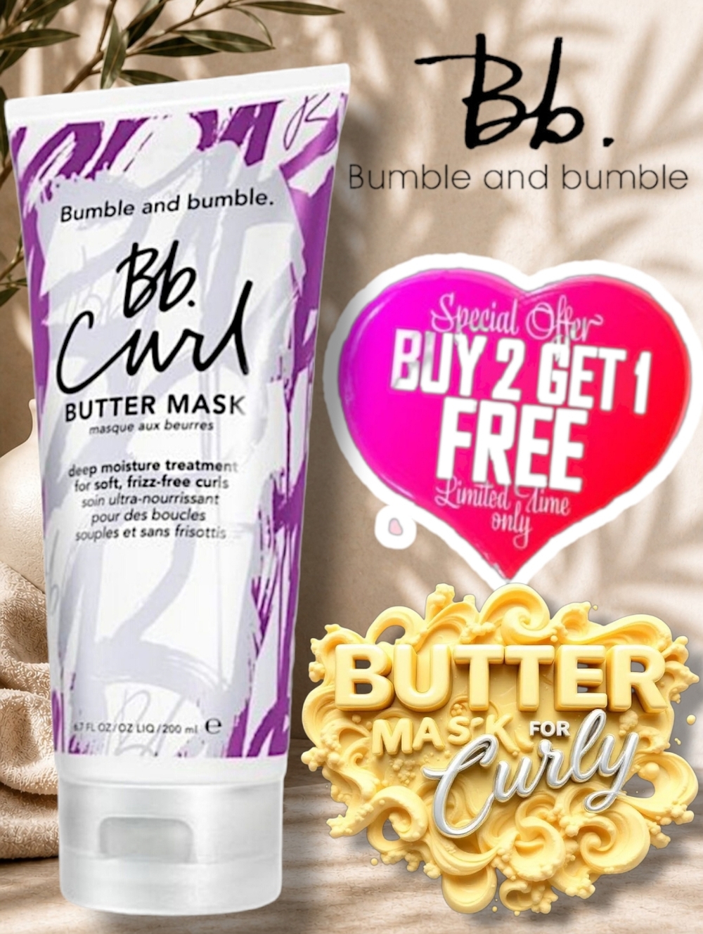 Bumble and Bumble Butter Curl Hair Mask